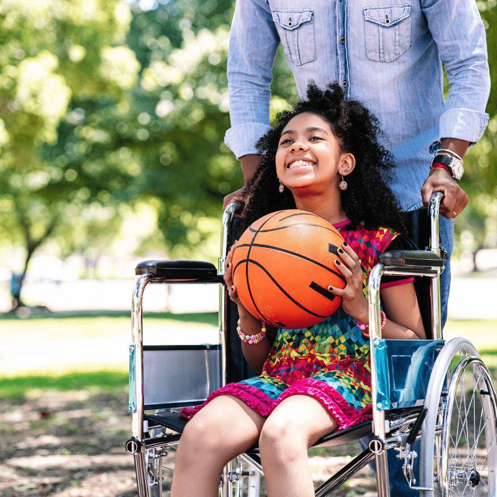 Caregiver providing care to child in GAPP program